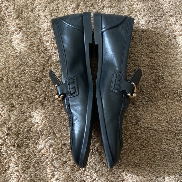 Zara | Black Leather Horsebit Loafers - Picture 3 of 8
